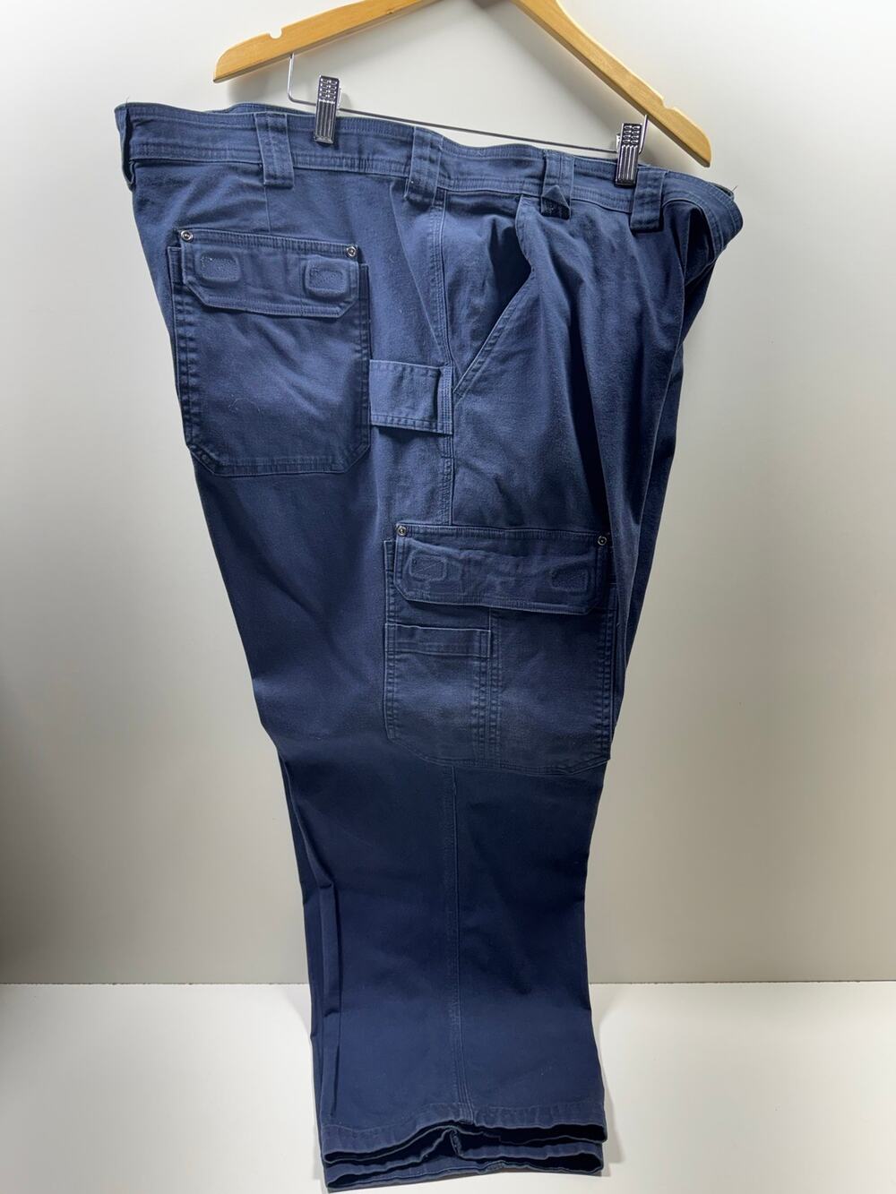 Duluth Trading Co Flex Fire Hose Pants Men’s 48X30 Blue Carpenter Utility
